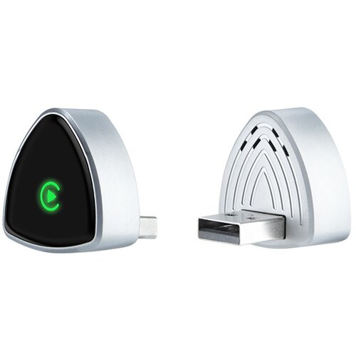 INF 2-v-1 Brezžični Adapter CarPlay Združljiv z Apple: Žično na Brezžično Silver, (5000093789) Cene