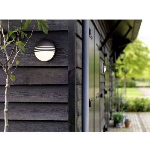 Philips yarrow zidna spolja&scaron;nja svetiljka crna 1x6W 230V Cene