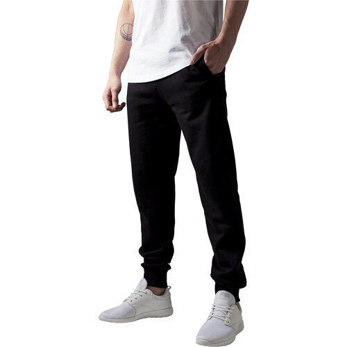 Urban Classics Straight Fit Sweatpants Black Slike