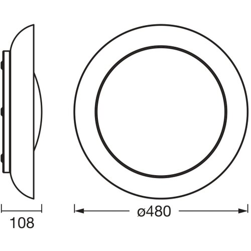Osram LED prigu&amp;scaron;iva stropna svetiljka PLATE LED/45W/230V prečnika 48 cm ružičasta Slike