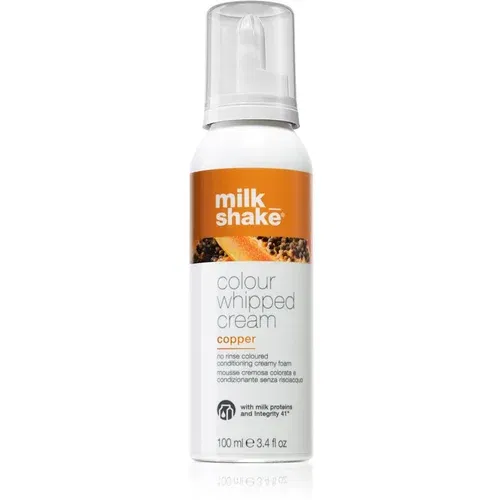 Milk Shake Colour Whipped Cream pjena za toniranje za sve tipove kose Copper 100 ml