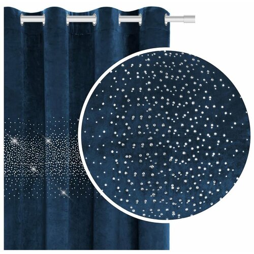 Edoti Velor curtain Shiny 140x250 A501 Cene