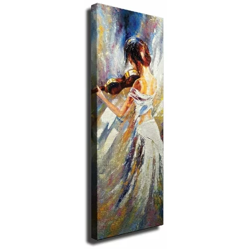 Vega Stenska slika na platnu Violinist, 30 x 80 cm