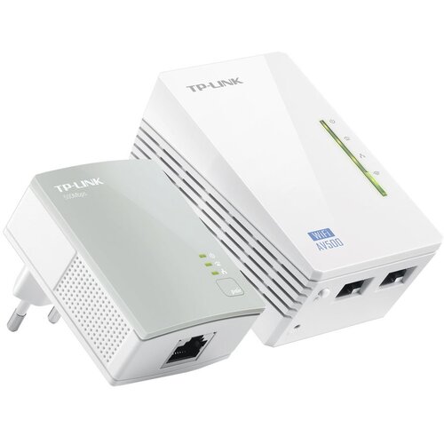 Tp-link TL-WPA4220 KIT AV600 Powerline Wi-FI KIT,300Mbps at 2.4GHz,802.11b/g/n, 600Mbps Powerline,HomePlug... Cijene