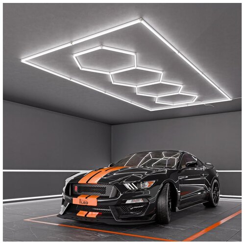  LED plafonsko svetlo LED/384W/85-265V 6500K 484x243 cm CRI 90 IP54 bela Cene