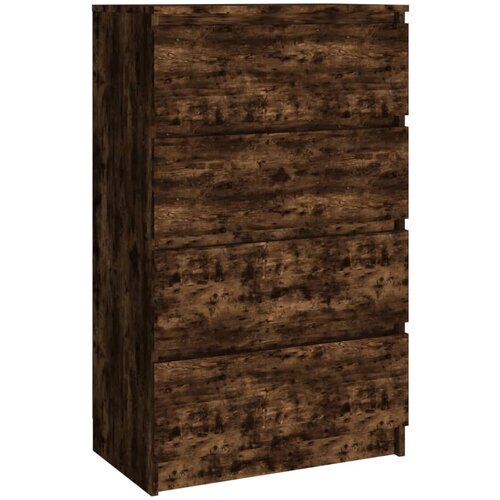 Maison Chic Komoda - Predalnik dimljeni hrast 60x35x98,5 cm konstruiran les, (21718515) Slike