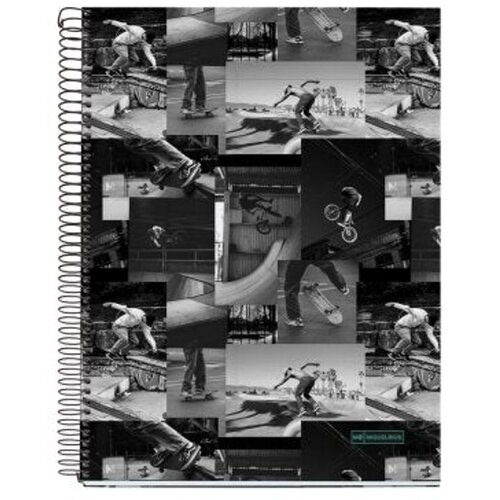 MiquelRius Kolegij blok A4 70g 140L spiralni crte Extra rigid cardboard lifestyle skate park MR4197 Cene