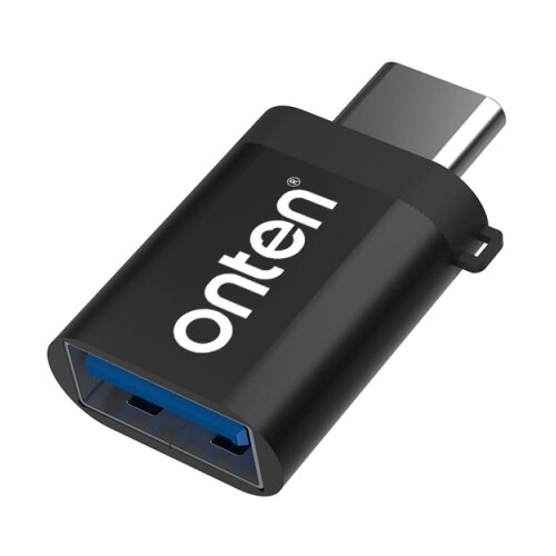  ADAPTER ONTEN USB-A ŽENSKI NA USB-C MU&amp;Scaron;KI 3.0 OTN9130T AD96 CRNI *MD *SR Slike
