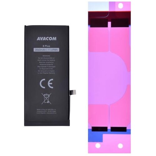 AVACOM Baterija za Apple iPhone 8 Plus - visoka zmogljivost, Li-Ion 3,82 V 3060 mAh (nadomešča 616-00367), (20776040) Cene
