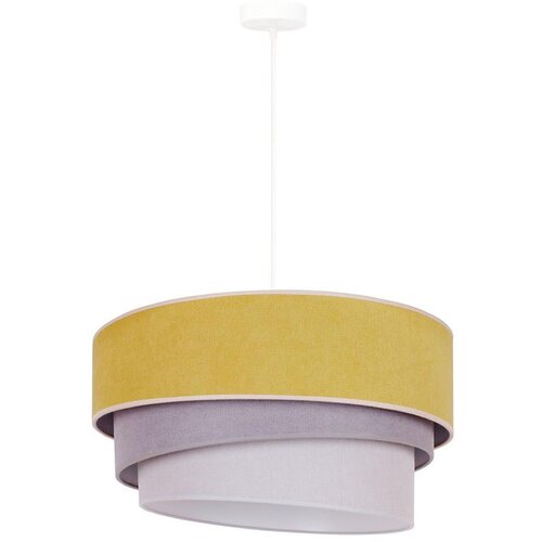  Duolla - Viseći luster na sajli TRIO 1xE27/15W/230V prečnik 45 cm žuta/siva/bela Cene