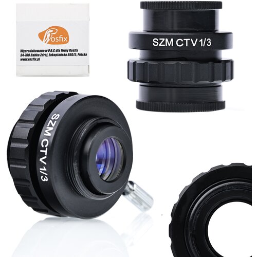 Rosfix ADAPTER 1/3CTV &ndash; OBJEKTIV ZA TRINOKULARNI STEREOMIKROSKOP | 0,3X, 27,7 MM, C-MOUNT 25 MM, (5000073646) Cene