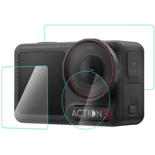 INF Komplet zaščitnega zaslona iz kaljenega stekla za DJI Osmo Action 5 Pro, (21624526) Cene