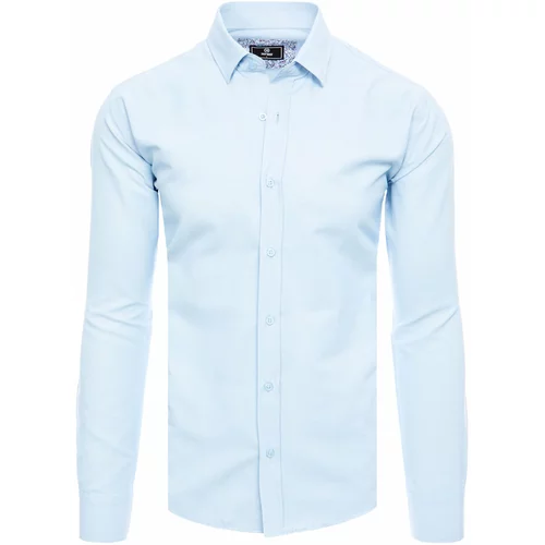 DStreet elegant blue men's shirt