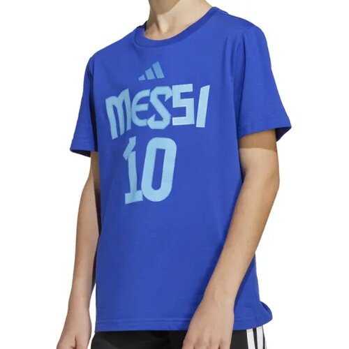 Adidas Majica za dečake Y MESSI N&amp;amp;N G T, Plava Slike