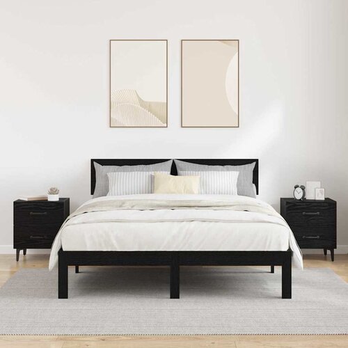  za krevet s ladicama 2 pcs Crni hrast 40 x 35 x 47,5 cm Slike
