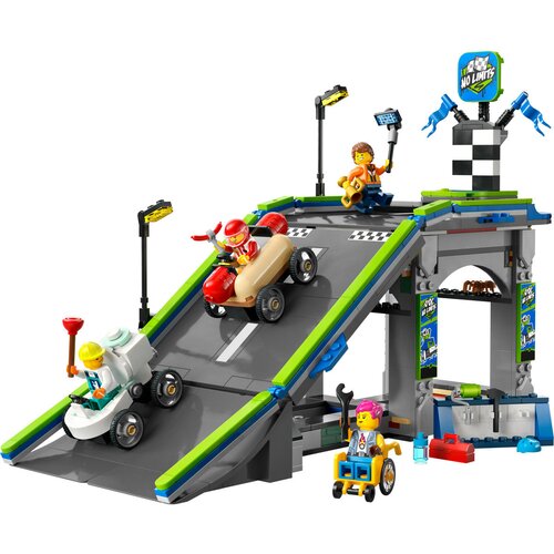 Lego LEGO® City - Brez meja: Klančina za dirkanje z avtomobilčki (60460) Cene
