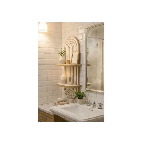 Hanah home Zidna polica, 20x70x13cm, Bijela Slike