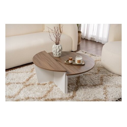 Hanah home Nordure Club set stolova Orion, 90x60x30, 85x30x35cm, 2 dijela, Smeđa Slike