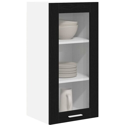  ormarić s pohranom 2 pcs Crni hrast 40 x 31 x 80 cm Slike