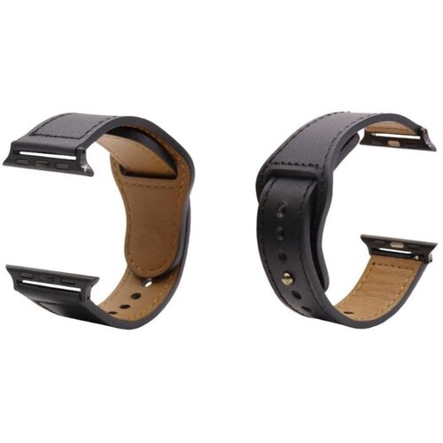 Chameleon Usnjen pašček Style za Apple Watch (42/44/45 mm), črn Cene