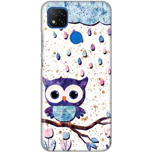  Xiaomi torbica Silikonska Print Skin za Redmi 9C/10A Owl Cene