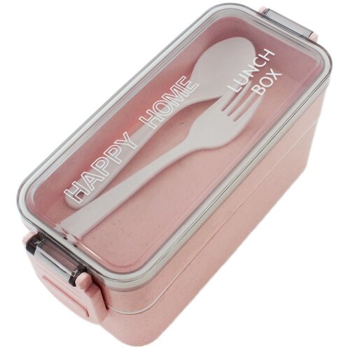  Prijenosna lunch box posuda za hranu 750 ML + dodaci ružičasta Cijene