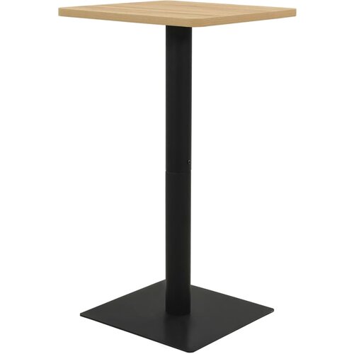 VidaXL Bistro miza barva hrasta 50x50x107 cm Slike