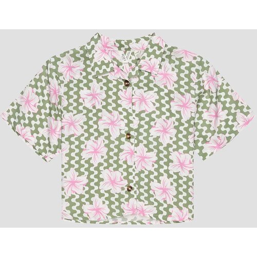 Roxy Salty Sun Kids Shirt basil party waves rg Slike