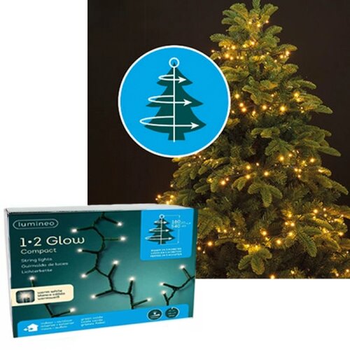  Novogodišnja LED rasveta za jelku 180cm-540L Toplo bela Lumineo 1-2 Glow 495401 Cene