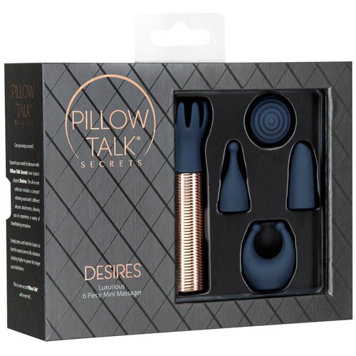 Pillow Talk Desires Vibrator, 5 zamenjivih dodataka Slike