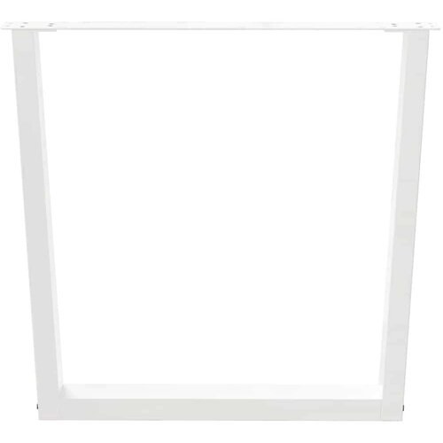  Noge blagovaonskog stola V-oblika 2 kom bijele 80x(72-73 3) cm Slike