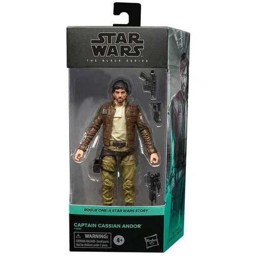 Star Wars The Black Series Captain Cassian Andor 15-cm-Scale Rogue One: A Story zbirateljska figura, igrače za otroke od 4. leta dalje, (20839094)