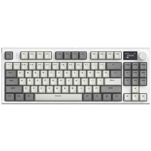 Attack Shark bežična gaming tastatura K86 mehanička/trimode/tft screen/media control/retro gray Cene