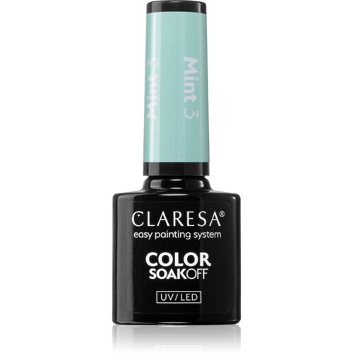 Claresa SoakOff UV/LED Color Mint gel lak za nohte odtenek 3 5 g Cene