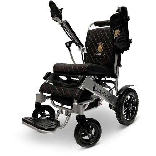 COMFY Električni invalidski voziček GO Majestic IQ 8000 Barva Aluminijasto siva Blazina in naslonjalo Črna Maksimalen doseg &amp;amp; &amp;scaron;irina sedežne povr?, (5000178041) Slike