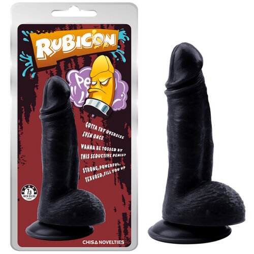  Mighty Ravage Penis Dildo, Crni, 20 cm Cene