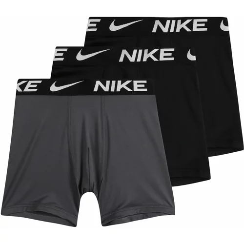 Nike Sportswear Gaće siva / crna / bijela