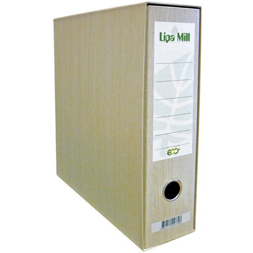 Registrator A4 &scaron;iroki u kutiji eko reciklirani Lipa Mill 4379 (18641) natur Cijene
