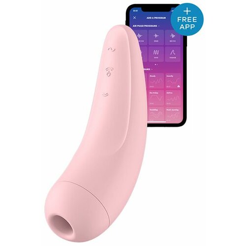 Fantazija Roze stimulator klitorisa aplikacija Satisfyer Curvy 2 Cene
