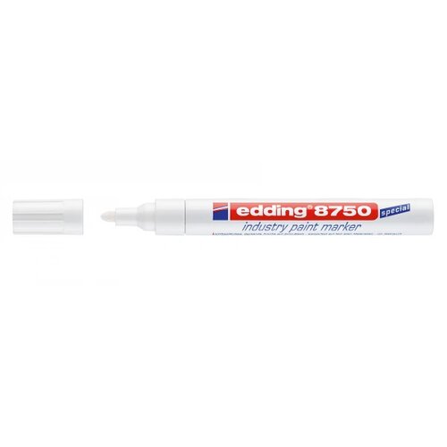 Edding industrijski paint marker E-8750 2-4mm bela Cene