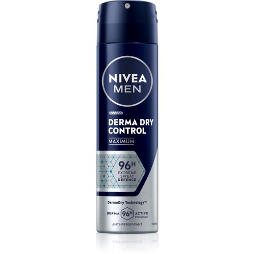 Nivea Derma Dry Control antiperspirant v pr&amp;scaron;ilu 150 ml Slike
