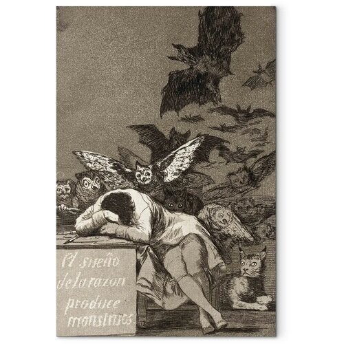  Slika - Francisco Goya &amp;ndash; The Sleep of Reason Produces Monsters 20x30 Premium Print Slike