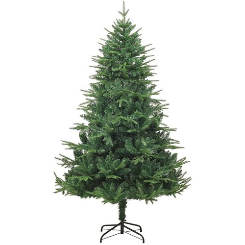 vidaXL Umjetno božićno drvce s rasvjetom i setom kuglica Zelena 150 cm Cijene