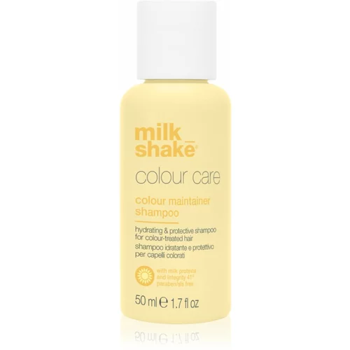 Milk Shake Color Care vlažilni in zaščitni šampon za barvane lase 50 ml