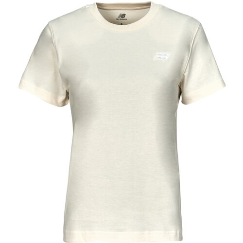 New Balance Majice s kratkimi rokavi SMALL LOGO T-SHIRT Bež Slike