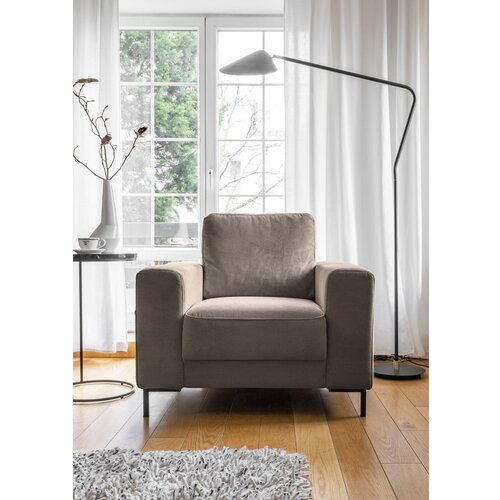 Miuform Smeđa fotelja od samta Lofty Lilly &amp;ndash; Slike