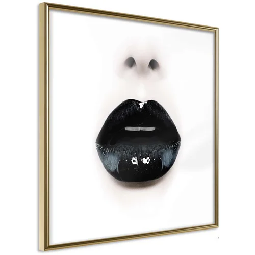  Poster - Black Lipstick (Square) 50x50