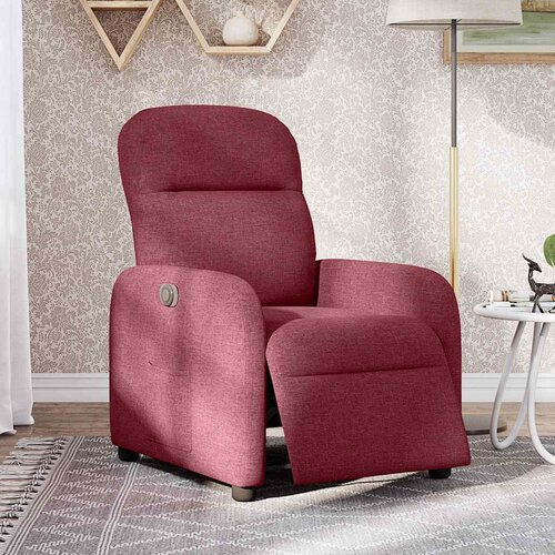 Maison Chic Električni naslanjač - Relax naslanjač vinsko rdeče blago, (22061794) Cene