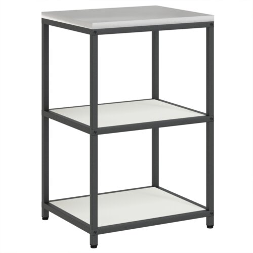 VidaXL kuhinjski set za pohranu 2 pcs bijela 120 x 50 x 92 cm Slike