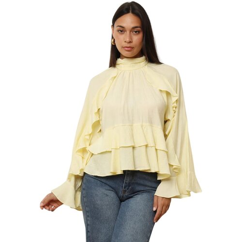 La Modeuse Srajce & Bluze 74947_P177071 Rumena Cene